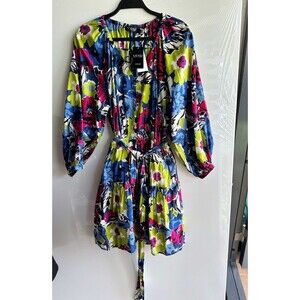 NWT $165 LAUREN Ralph Lauren WOMEN'S DRESS 4 VOILE  RUFFLE TIER NEW